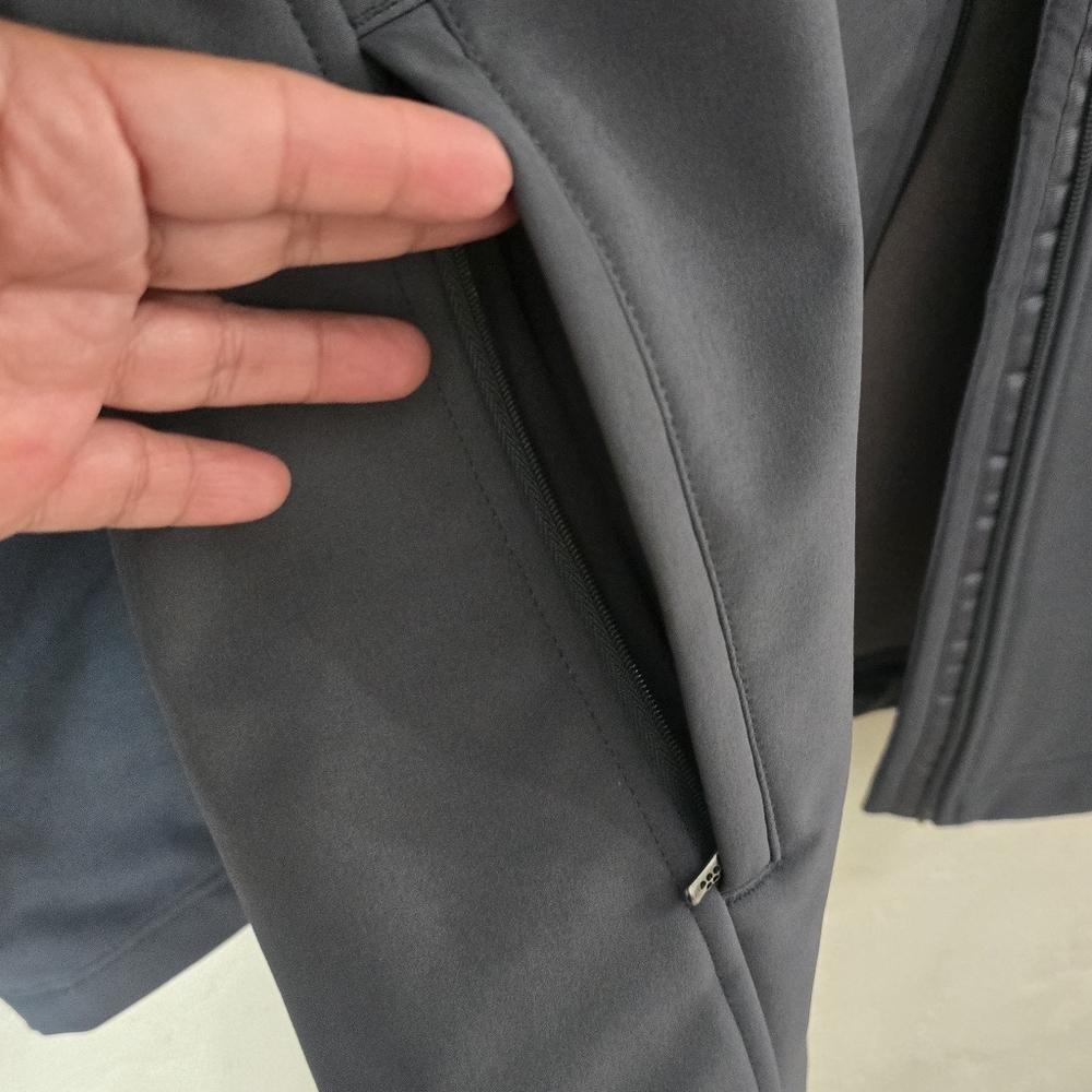 Patagonia Gray Leeway Windproof Softshell Fleece … - image 6